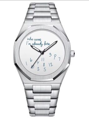 Stainless Steel Royal Oak style Casual Watch with White Dial